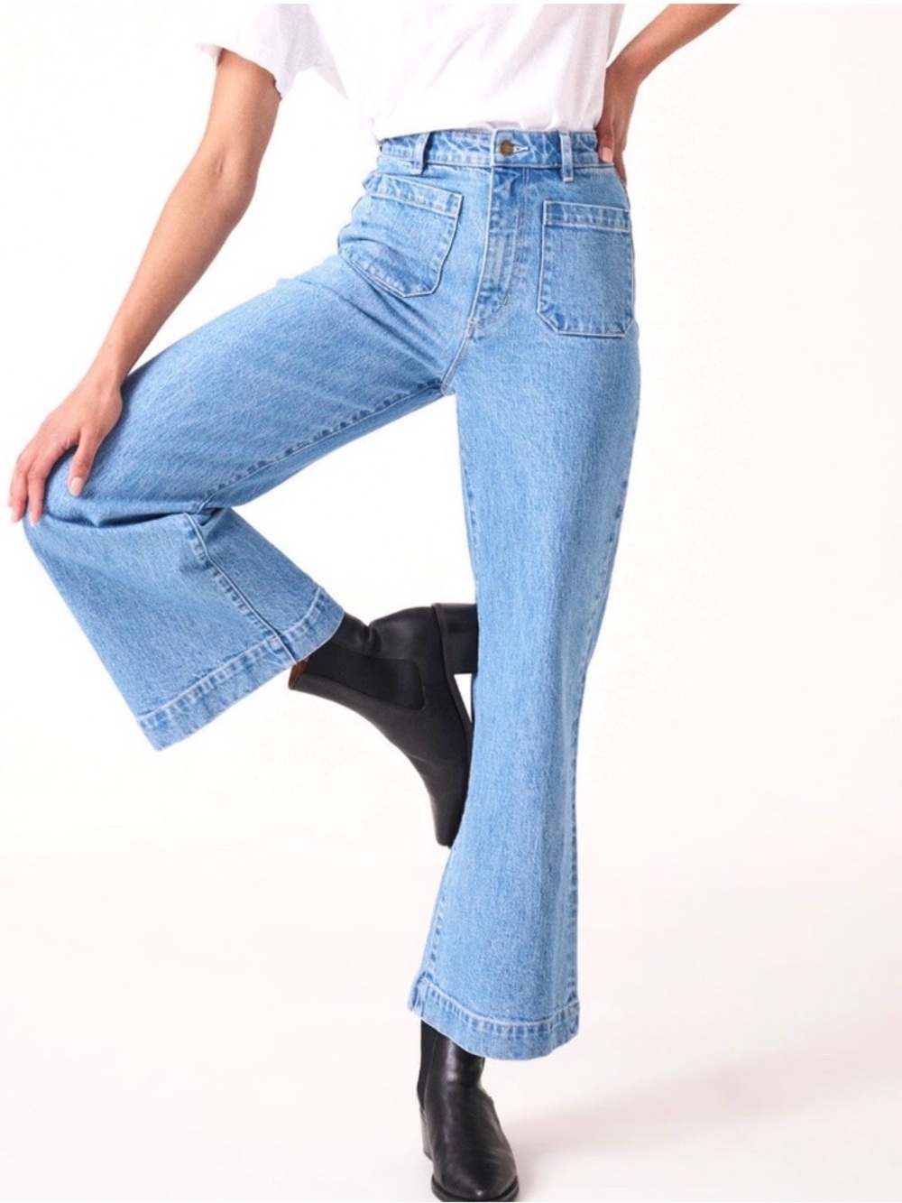 ROLLAS (NWT) HIGH WAISTED SAILOR JEANS, Size 26